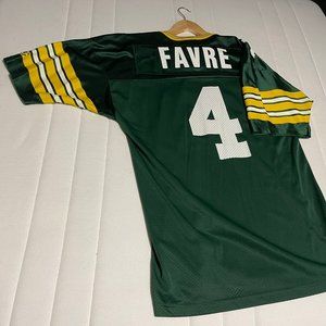 Brett Favre #4 Green Bay Packers Jersey Vintage Throwback Champion - Size 44